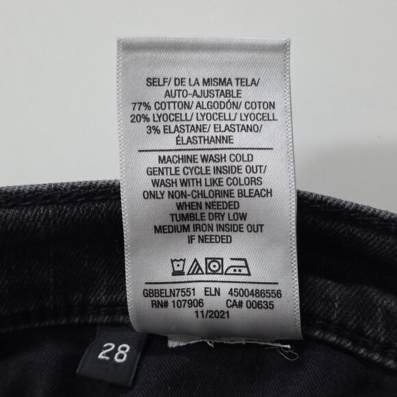 Hudson Natalie Jeans Womens 28 Gray Mid Rise Skinny Raw Hem Stretch Grunge Boho - Picture 11 of 14